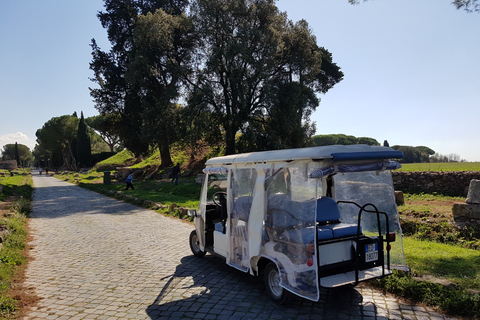 Roma: Alquiler de carro de golf en la Vía Apia con conductor