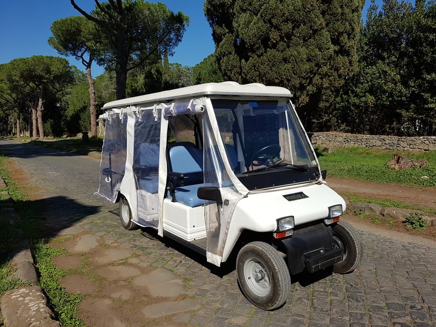 Rome: Appian Way Golf Cart Charter with Driver