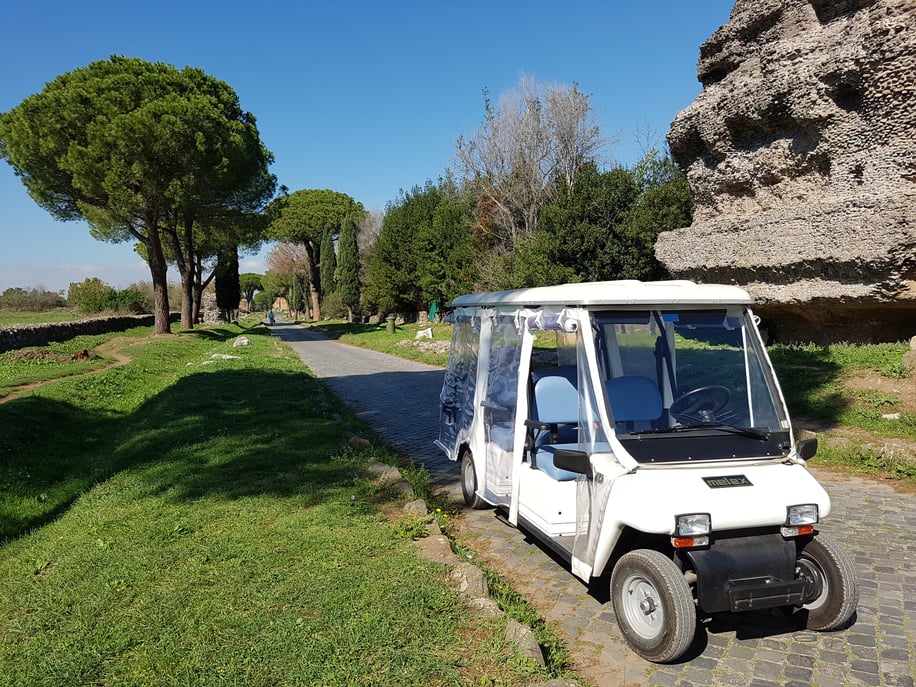 Rom: Appian Way Golf Cart Charter mit Fahrer Rom: Appian Way ...