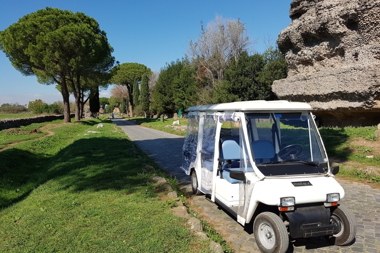 Roma: Alquiler de carro de golf en la Vía Apia con conductor