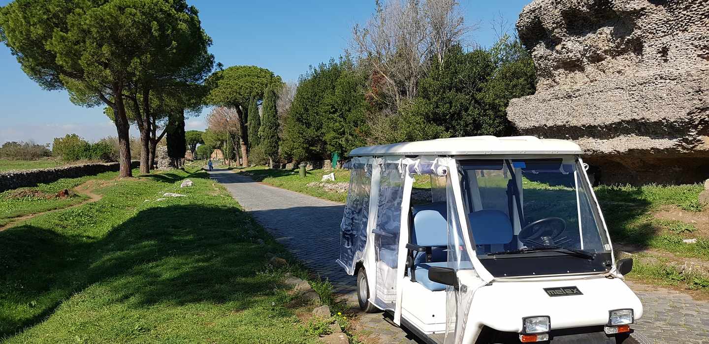 Rom: Appian Way Golf Cart Charter mit Fahrer Rom: Appian Way Golf Cart Charter mit Fahrer