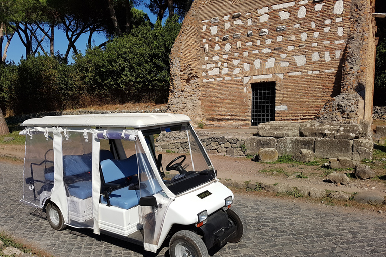 Roma: Alquiler de carro de golf en la Vía Apia con conductor