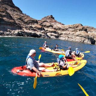 Las Palmas: Sunset in Kayak and Snorkeling Tour