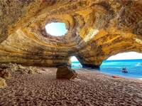 Benagil, Caves, Beaches, and Secret Spots Guided Kayak Tour - Housity