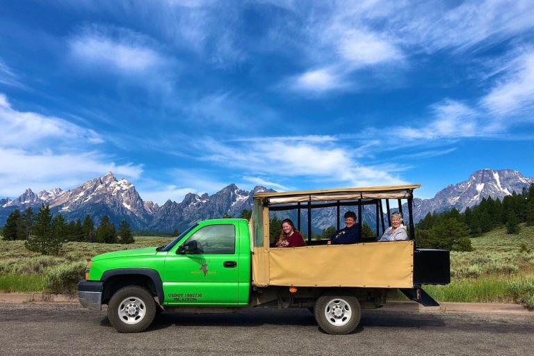 Grand Teton National Park: 4-Hour Wildlife Safari Adventure2-daagse annulering: ochtendsafari in open voertuig