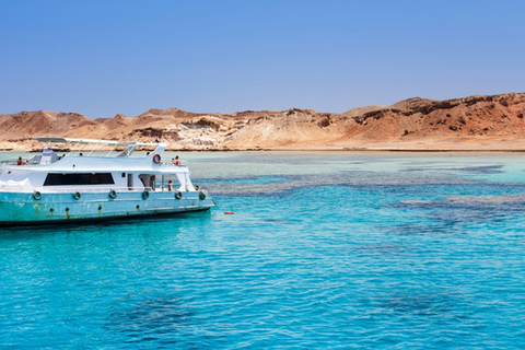 Sharm El Sheikh: Passeio de barco com fundo de vidro e traslado particular