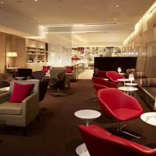 BOS Boston Logan Airport: Virgin Atlantic Lounge Access