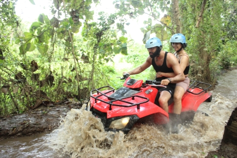 Bali : Ubud Gorilla Face ATV et Ayung Rafting avec repasTandem VTT avec pick-up