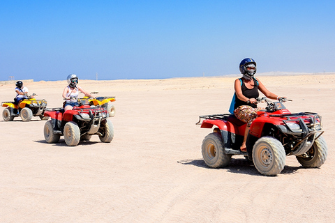 Hurghada: Morning Quad Bike Tour, Camel Ride and Transfer From Hurghada: Private Large Group 1-hour Quad Bike Ride