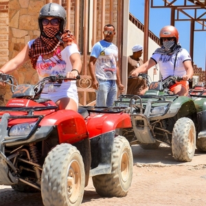 Hurghada: Morning Quad Bike Tour, Camel Ride and Transfer