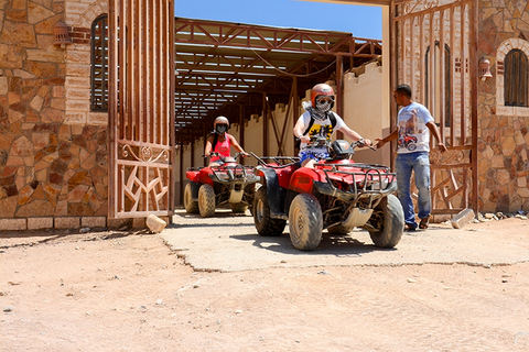 Hurghada: Tour mattutino in quad, giro in cammello e trasferimentoAlba in quad, cammello e colazione beduina