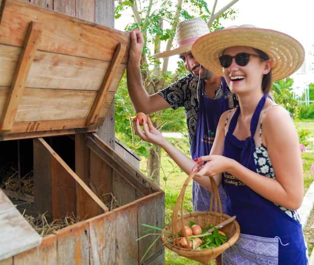 Chiang Mai: Authentischer Thai-Kochkurs und Bauernhof-Besuch
