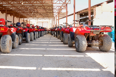 Hurghada: ATV-Safari, Kamelritt und Beduinendorf-TourAbholung in Hurghada: 2 Stunden Quad Bike und Kamelritt