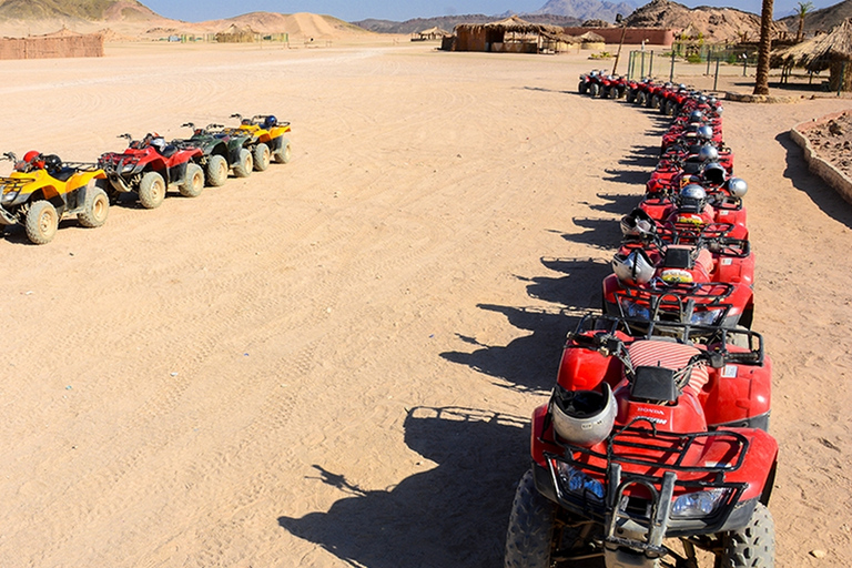 Hurghada: ATV Safari, Camel Ride, and Bedouin Village Tour Sunrise Quad Bike, Camel and Bedouin Breakfast