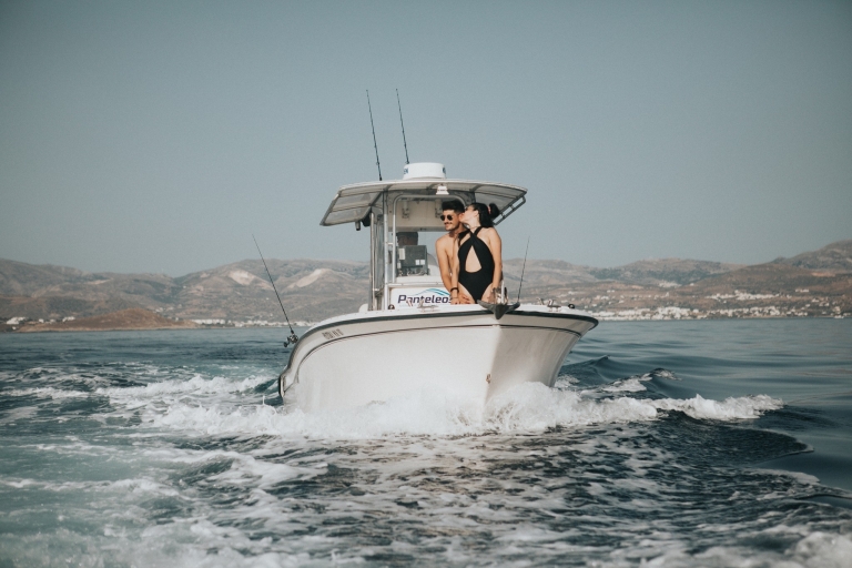 Au départ de Naxos : Voyage privé en bateau sur l'île de MykonosGrady White 257 Avance