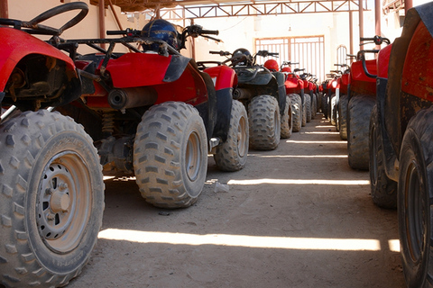 Hurghada: Safari privado en quad, pueblo beduino, paseo en camelloPrivado: 2H Quad Bike - Desde El Gouna, Soma Bay o Safaga