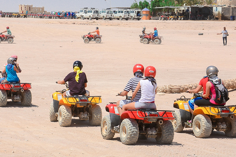 Hurghada: Private ATV Safari, Bedouin Village, Camel RidePrivate: 2H Quad Bike - From Hurghada