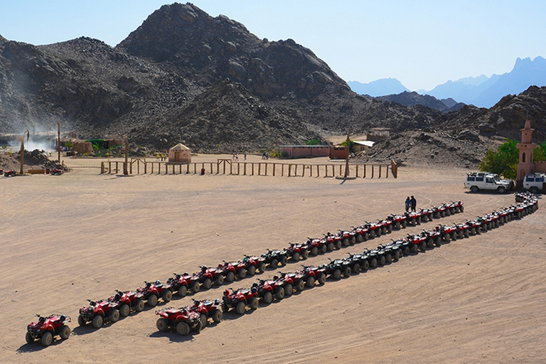 Hurghada: Privé ATV Safari, Bedoeïenendorp, kamelenritPrivé: 2H Quad - Vanuit Hurghada