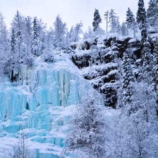 Rovaniemi: Korouoma-Schlucht & gefrorene Wasserfälle Tour
