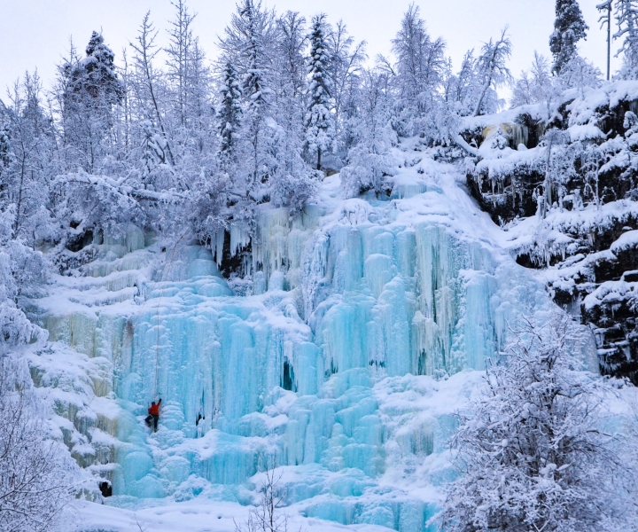 Rovaniemi: Korouoma Canyon & Frozen Waterfalls Tour
