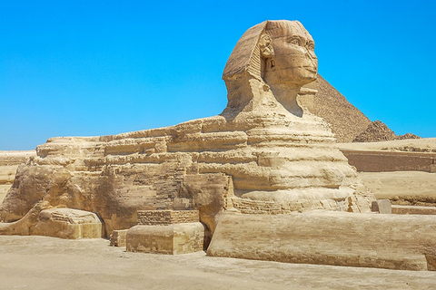 Cairo/Giza: Guided Pyramids, Sphinx and Egyptian Museum Tour Shared Tour Without Tickets and Lunch