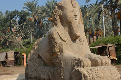 Giza/Cairo: Sakkara, Memphis and Dahshur Guided Tour Private Tour Without Tickets and Lunch