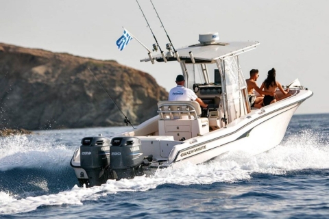Desde Naxos: Excursión Privada en Barco por la Isla de DelosRecorrido a través de Grady White 257 Advance