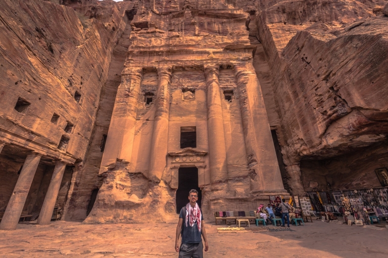 Z Ejlat: Petra Day Group TourWycieczka z przewodnikiem po hiszpańsku