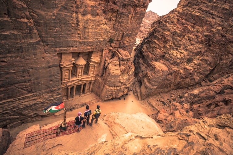 Van Eilat: Petra-daggroepstourRondleiding in het Spaans