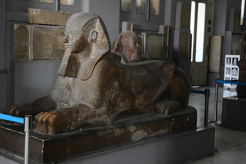 Cairo/Giza: Visita guiada ao Museu Egípcio e Khan el-KhaliliExcursão particular com ingressos e almoço