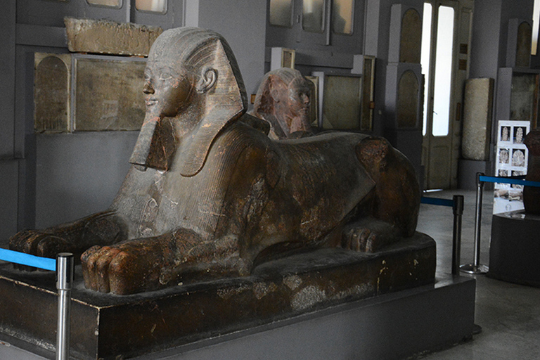 Caïro/Giza: Rondleiding Egyptisch Museum en Khan el-KhaliliPrivétour met tickets en lunch