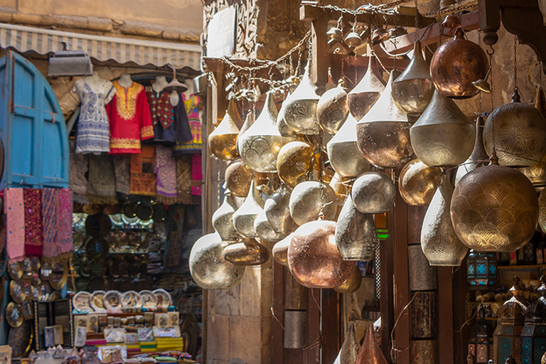 Kairo/Gizeh: Ägyptisches Museum und Khan el-Khalili Guided TourGemeinsame Tour ohne Tickets und Mittagessen