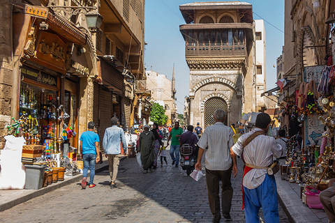 Il Cairo/Giza: Tour guidato del Museo Egizio e del Khan el-KhaliliTour privato con biglietti e pranzo