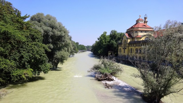 Visit Munich Self-guided Walking Tour to River Isar Landmarks in Munich