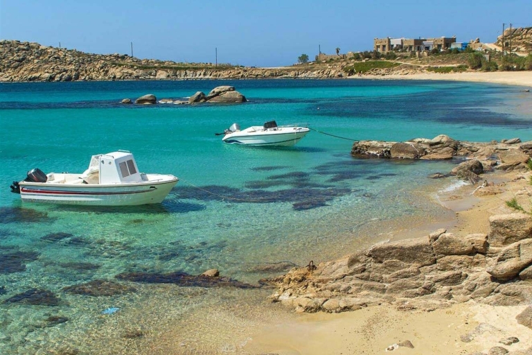 Z Naxos: Prywatna wycieczka łodzią na wyspę MykonosGrady White 257 Advance
