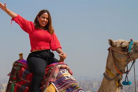 Giza: Tour guidato delle Piramidi al tramonto
