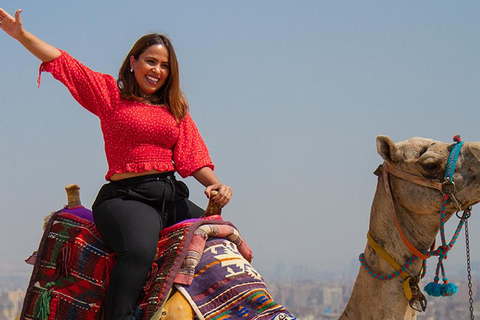 Giza: Pyramids at Sunset Guided Camel Tour Giza: Pyramids at Sunset Guided Camel Tour