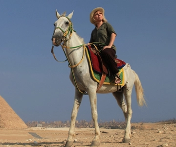 Giza: Excursión a caballo árabe por las pirámides de Guiza