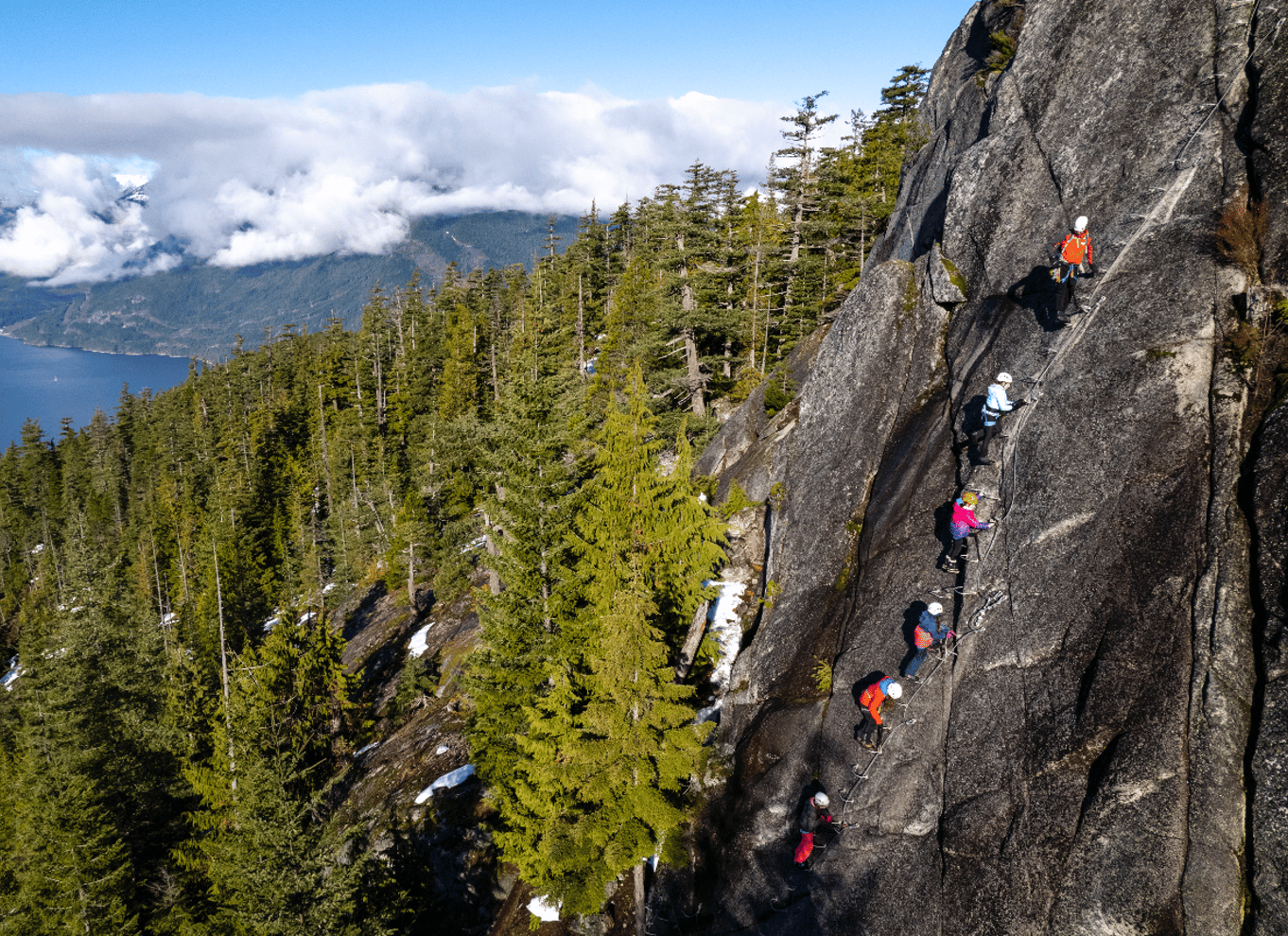 Squamish: Via Ferrata klatreeventyr