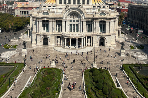 Mexico City: Cable Car, Forest & Centro Bike Tour