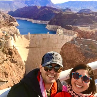 Vegas: Hoover Dam Walk-on-Top Tour, Lunch, and Comedy Show