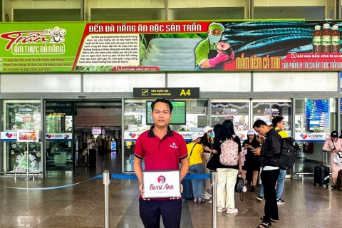 Service de transfert de navettes entre les aéroports de Hoi An et de Da NangTransfert en bus de l'aéroport de Đà Nẵng à Hoi An