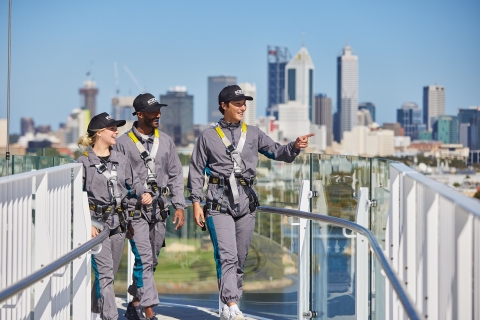 Perth: expérience Halo sur le toit du stade Optus