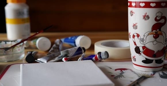 Rovaniemi: Workshop - Aurora painting