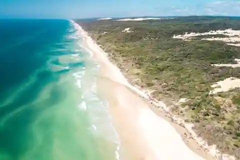 De Hervey Bay: K'gari Getaway Excursão de ônibus de três dias com tração nas quatro rodas