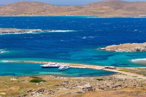 Desde Naxos: Excursión Privada en Barco por la Isla de DelosRecorrido a través de Grady White 257 Advance