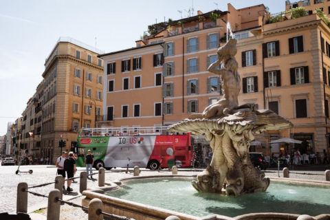 Rome: Open-Top Bus and Navona Underground Entry Ticket