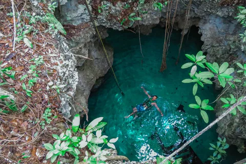 Desde la Riviera Maya: Excursión de Aventura a 3 Cenotes con Comida