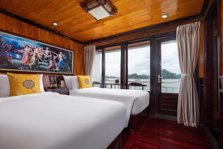 Hanoi: 3D2N Ha Long Bay mit Hera Boutique CruiseStart von Hanoi um 8:00 Uhr morgens