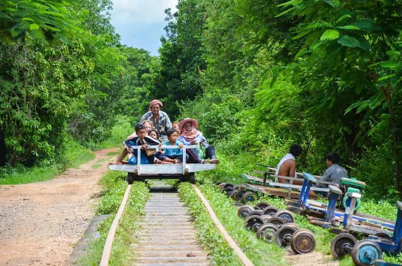 Battambang: Temples & Bat Caves Tour with Bamboo Train Ride